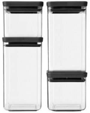 Набор емкостей Brabantia Tasty+ для хранения 4 предмета (122422)