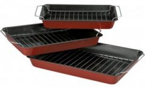 Набор противней Supretto с решетками 3 предмета (4432)