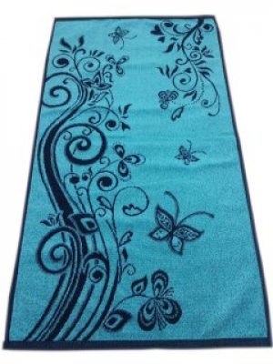 Махровое полотенце Речицкий текстиль Луговой 50х90 Бирюзовое (4с83.121_Луговой бирюза)