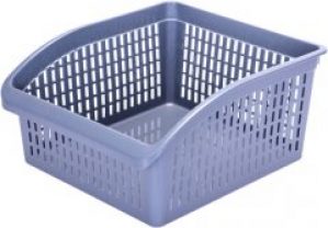 Органайзер для холодильника Violet House Metallic 14х28х25.5 см Серебристый (0849 METALLIC)