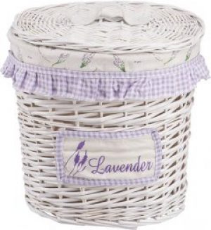 Корзина Natural House овальная высокая Лаванда 32х21х36 см (EW-27 S)