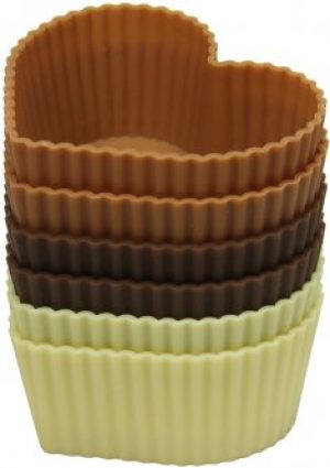 Набор форм для выпечки кексов Maestro силиконовая 6.5 см 6 шт (MR1057)