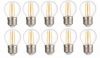 Набор Светодиодных ламп Feron LB-61 4W E27 2700K Filament 10шт