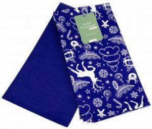 Набор кухонных полотенец Home Line Новый год 45х60 Синий (2600001592191)
