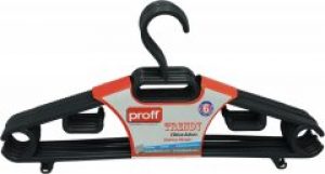 Вешалка Proff TRENDY для одежды пластиковая набор №6 Черная (PF2608544/B)