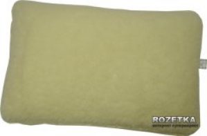 Подушка Billerbeck М-21 с меховой наволочкой 40х60 см Бежевая (1209-10/21)