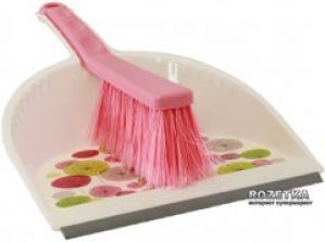 Щетка-сметка Idea Деко с совком Одуванчики (М 5324)