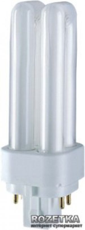 Люминесцентная лампа Osram Dulux D/E 26W (1800lm) 3000К 220V G24q-3  (4050300327235)
