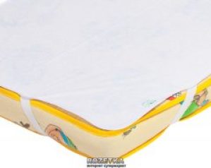 Наматрасник Эко Пупс Детский Непромокаемый Classic 60х120 см Белый (2100039449950)