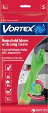 Перчатки Vortex хозяйственные с удлиненными манжетами S (4823071620146)