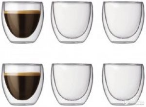 Набор низких стаканов Bodum Pavina 6 шт x 80 мл (4557-10-12)