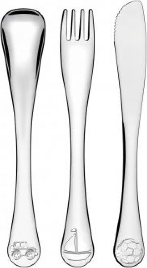 Набор столовых приборов для детей Tramontina Baby Le Petit blue 3 предмета (66973/000)