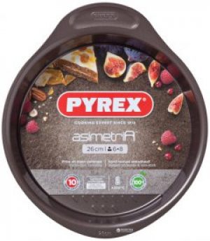 Форма круглая для выпечки Pyrex Asimetria 26 см Круглая Коричневая (AS26BA0)