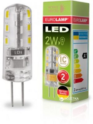 Светодиодная лампа Eurolamp LED G4 2W 24 pcs WW 220 В (LED-G4-0227(220))