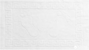 Махровое отельное полотенце для ног Lotus 50x70 Белое (svk-2623)