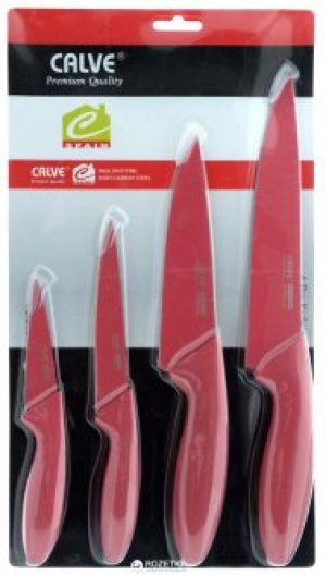 Набор ножей Calve из 4 предметов Красный (CL-3104 - К)