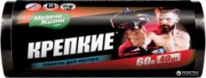 Пакеты для мусора Мелочи Жизни 60 л 40 шт (4823017401020)