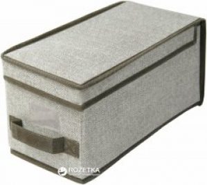 Короб складной Handy Home з кришкою 30х15х15 см Серый (ESH05)