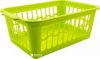 Корзина пластиковая Heidrun с ручками 30x20 h11 см Cалатовая (1093_салатовый)
