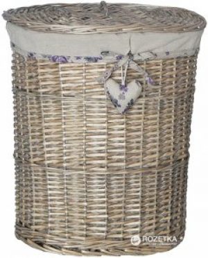 Корзина для белья Natural House Сердце 36 x 24 x 41 см Бежевая (FB-20S)