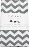 Простынь на резинке Cosas Бязь Зигзаг 60х120 (4822054016778)