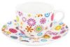 Чашка с блюдцем Krauff Blumen 230 мл (21-244-014)
