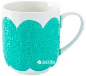 Чашка Krauff Lacy 300 мл С голубым орнаментом (21-252-019)