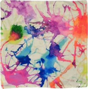 Наволочка декоративная Home Line Акварельные краски 42х42 см (124593)