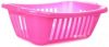 Корзина для белья пластиковая Heidrun Laundry 58х40 h21 см 20 л Розовая (338_розовый)