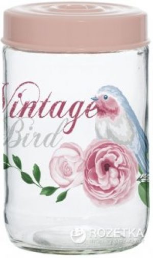 Банка для хранения продуктов Herevin Vintage Birds 660 мл (171441-050)