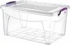 Контейнер для хранения Irak Plastik с крышкой 28 л Прозрачный (4658kmd)