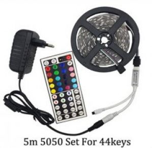 Светодиодная лента BIG FOREVER RGB 5050 полный комплект 5 метров: блок питание