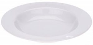 Тарелка подставная мелкая с широким бортом Farn 24 см Белая (8051HR/1)