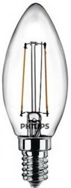 Светодиодная лампа Philips Filament LED Classic 4-40W B35 E14 830 CL NDAPR (929001975508)