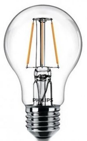 Светодиодная лампа Philips Filament LED Classic 4-40W A60 E27 865 CL NDAPR (929001974808)