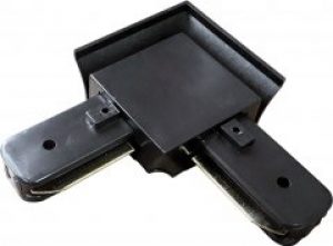 Коннектор для трекового LED светильника Ultralight угловой черный (UL-49555)