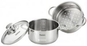 Кастрюля Fissman Bambino со вставкой-пароваркой 1