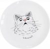 Тарелка обеденная Orner "Удивленный кот" круглая 25 см (orner-0160)