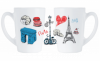 Набор кружек Luminarc New Morning Love Paris 2 предмета (P9812)