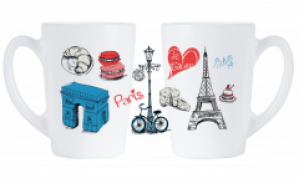 Набор кружек Luminarc New Morning Love Paris 2 предмета (P9812)