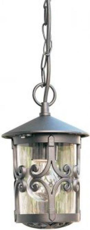 Подвесной уличный светильник Lusterlicht 1765 Cordoba III матовый черный