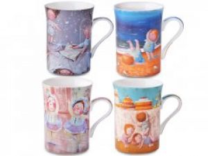 Набор кружек 300 мл Гапчинская Lefard 4 предмета (924-023)