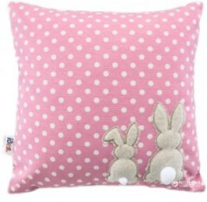 Подушка IDEIA Заяц 43х43 см Розовая (2200004025100)