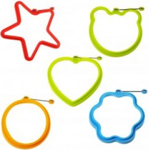 Набор силиконовых форм для яичницы Supretto Разноцветных 5 шт (5931-0001) (2000100058138)