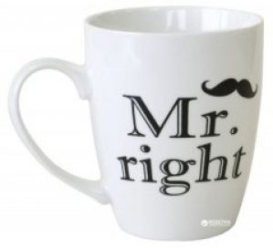Кружка Keramia Mr. right 360 мл (21-272-049)