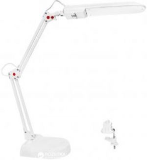 Настольная светодиодная лампа Magnum NL 011 4100К 7W с подставкой и струбциной White (90010775)