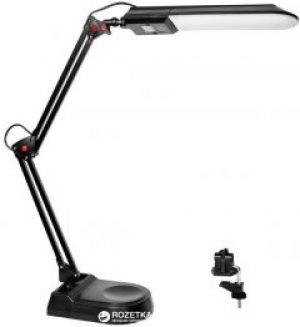 Настольная светодиодная лампа Magnum NL 011 4100К 7W с подставкой и струбциной Black (90010777)