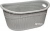 Корзина для белья Irak Plastik Gordes 35 л Серая (5614kmd)