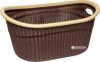 Корзина для белья Irak Plastik Gordes 35 л Коричневая (5616kmd)