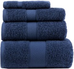 Махровое полотенце Arya Miranda Soft 50х90 см Темно-синее (TRK111000017463)